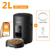 Rojeco Pet Tự Động Thông Minh Trung Chuyển Chó mèo vật định lượng thức ăn Wifi Nút Ứng Dụng điều khiển từ xa