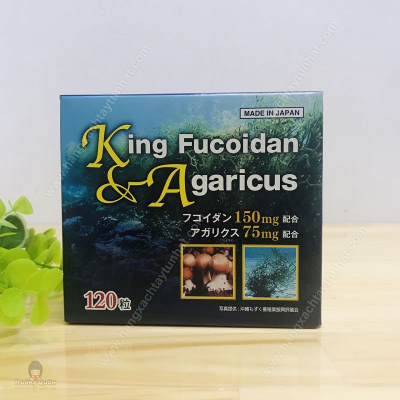 [Hcm]King Fucoidan Agaricus 120 Viên