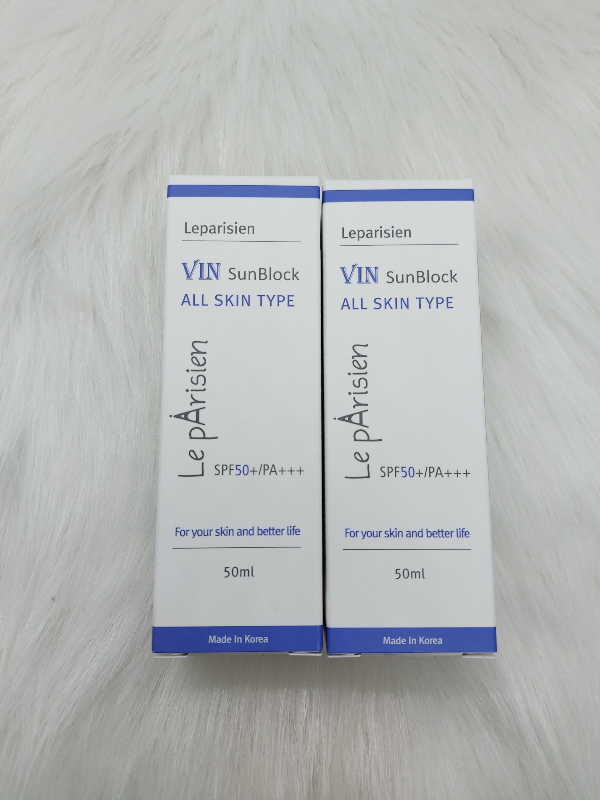 [Hcm]Kem Chống Nắng Leparisien Vin Sunblock Spf 50+