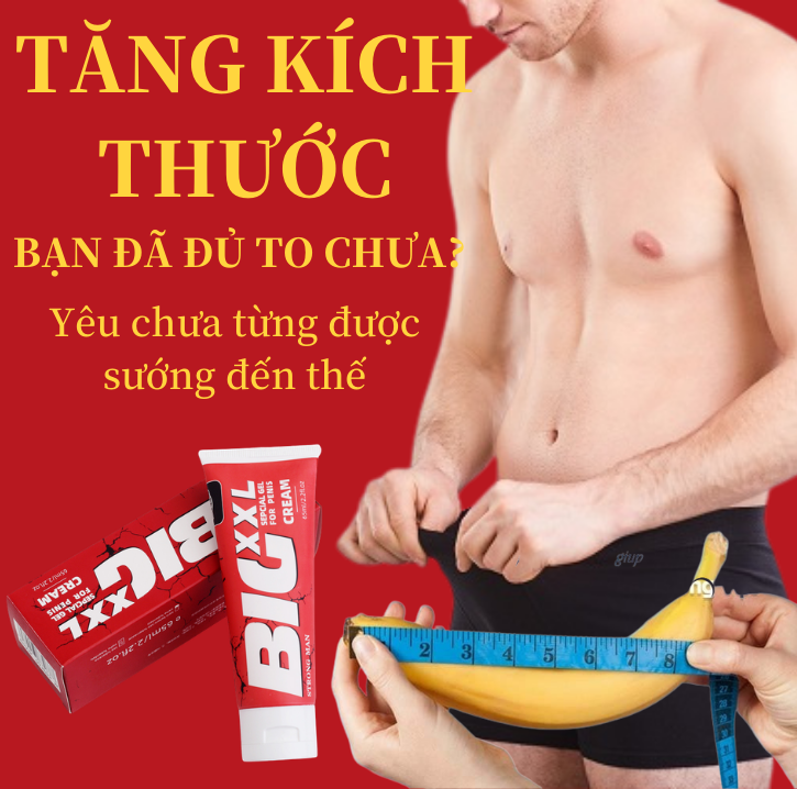 [HCM]Kem Massage Tăng Kích Thước Cho Phái Mạnh