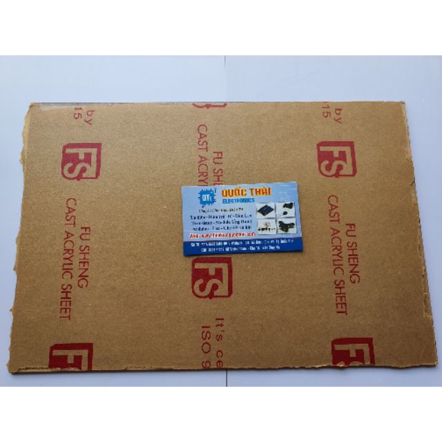 Mica trong 3mm thiếu Đài Loan khổ 20x30