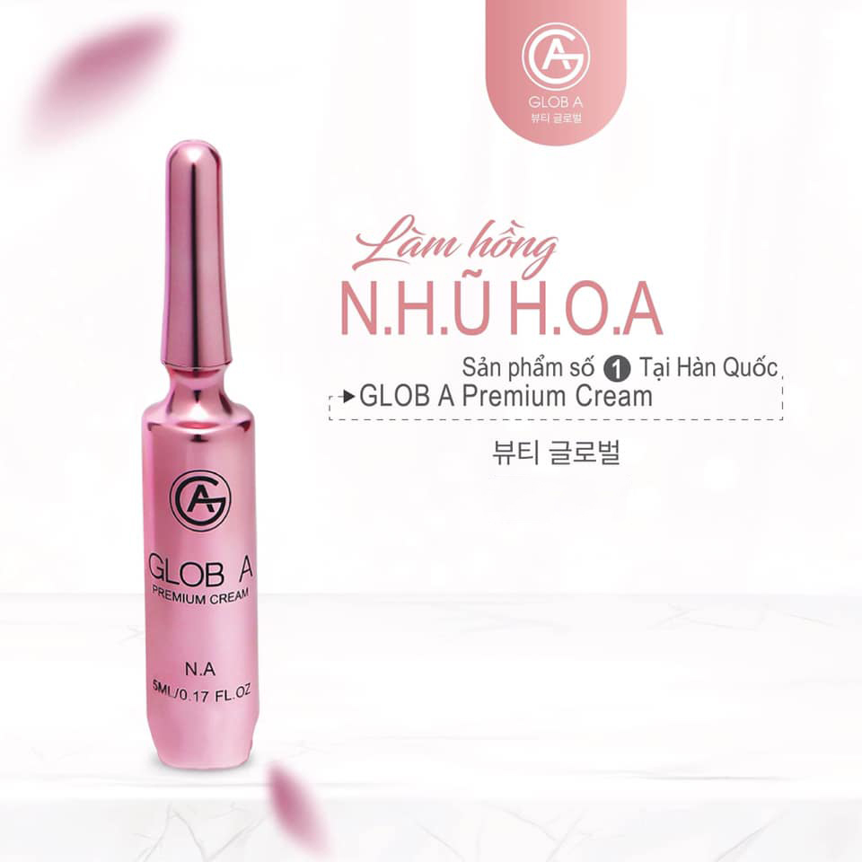 [HCM]Kem làm hồng nhũ hoa Glob A NA Premium Cream  5ml Hàn Quốc