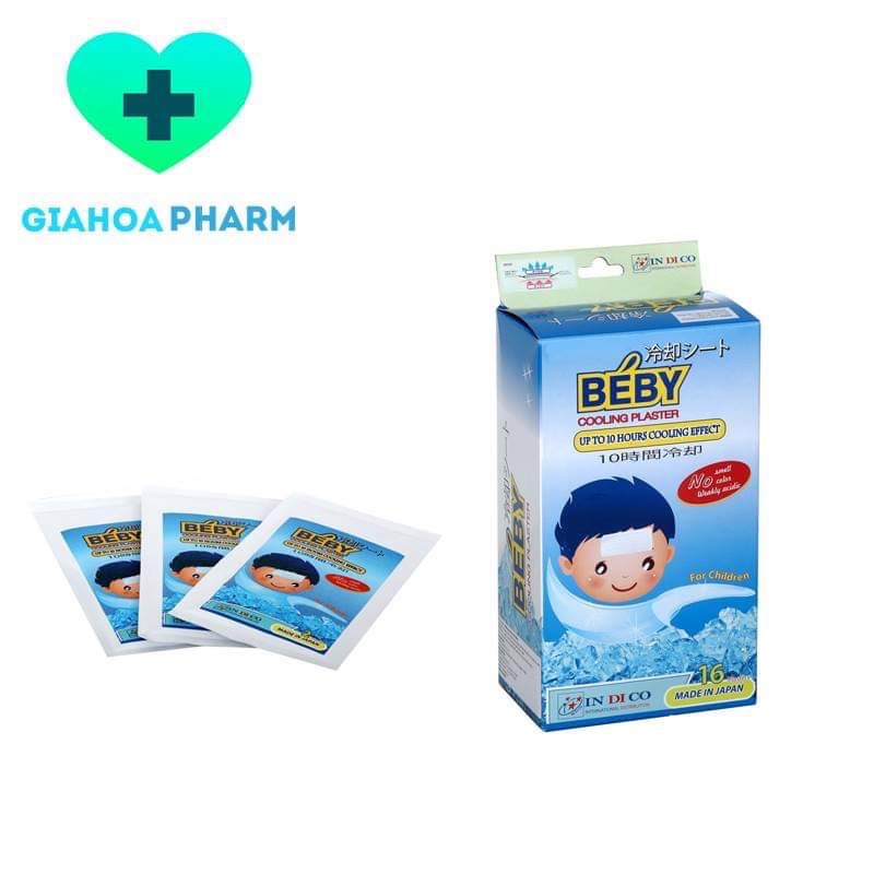 [Hcm]Miếng Dán Hạ Sốt Beby / Béby Cooling Plaster