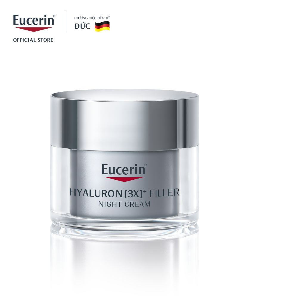 Kem dưỡng ngăn ngừa lão hóa ban đêm Eucerin Anti-Age Hyaluron 3x+ Filler Night Cream 50ml