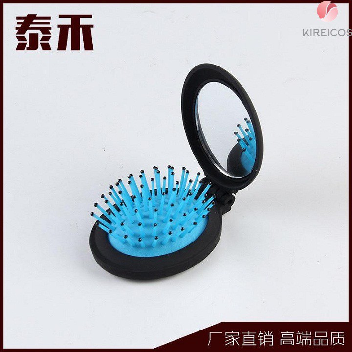 [HCM]Bộ Gương Lược Massage Da Đầu Gấp Gọn Nhiều Màu
