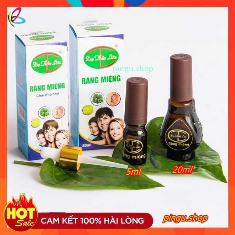 Tinh Dầu Răng Miệng Dạ Thảo Liên Lọ 20Ml Hỗ Trợ Sâu Răng Viêm Lợi Hôi Miệng