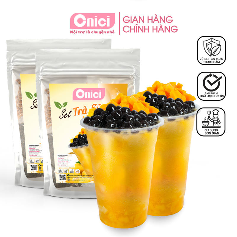 SET NGUYÊN LIỆU PHA TRÀ SỮA PHÚC LONG THÁI XANH THÁI ĐỎ NẤU ĐƯỢC 40 LY - Bếp Của Mẹ Onici