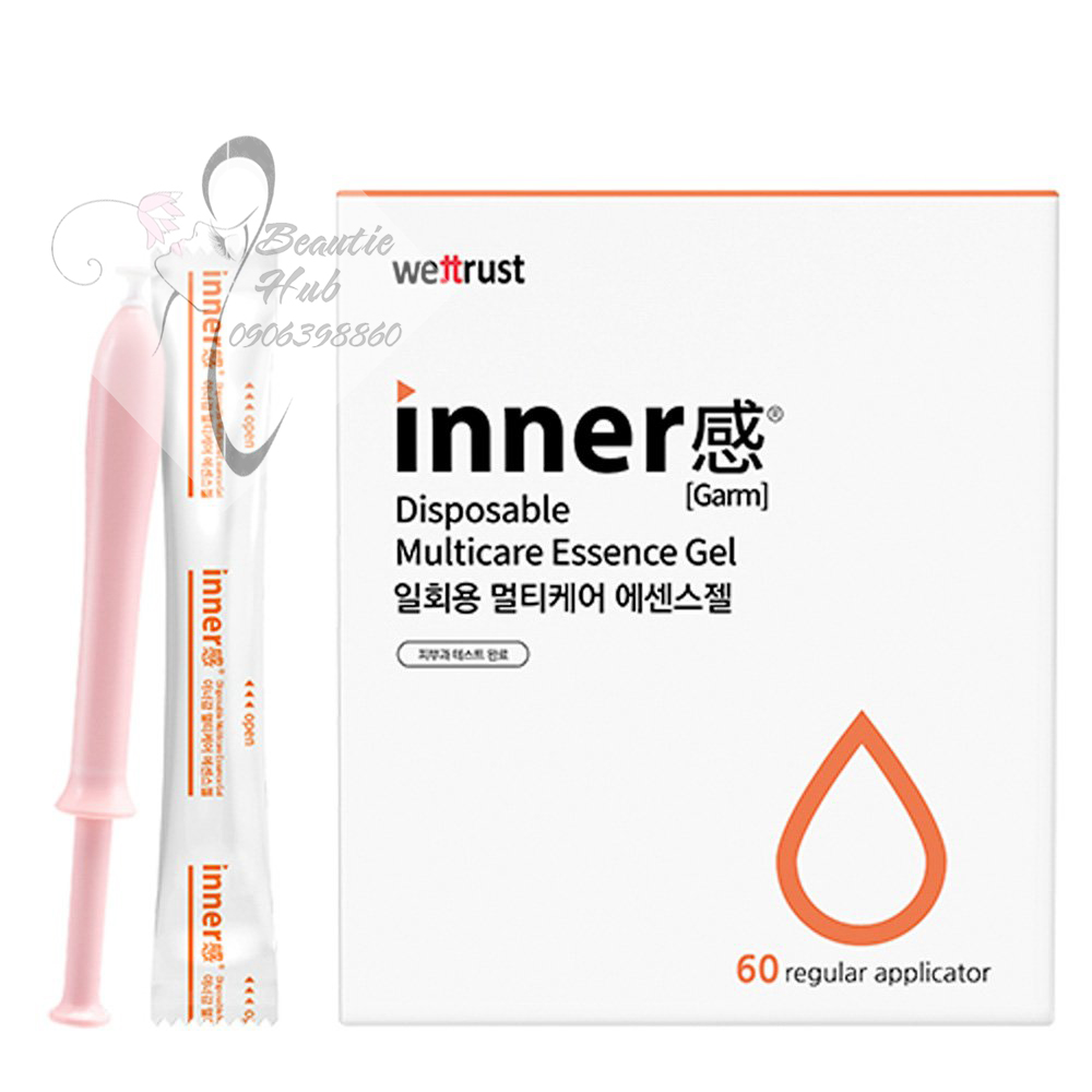 [Hcm]Nguyên Hộp 60 Cây - Dung Dịch Phụ Khoa Giữ Ẩm Và Làm Sạch Inner Garm Disposable Multicare Essence Gel