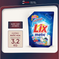Combo 2 túi nước giặt Lix Matic hương nước hoa 32kg/ túi 2C-NGM04 Lixco Việt Nam