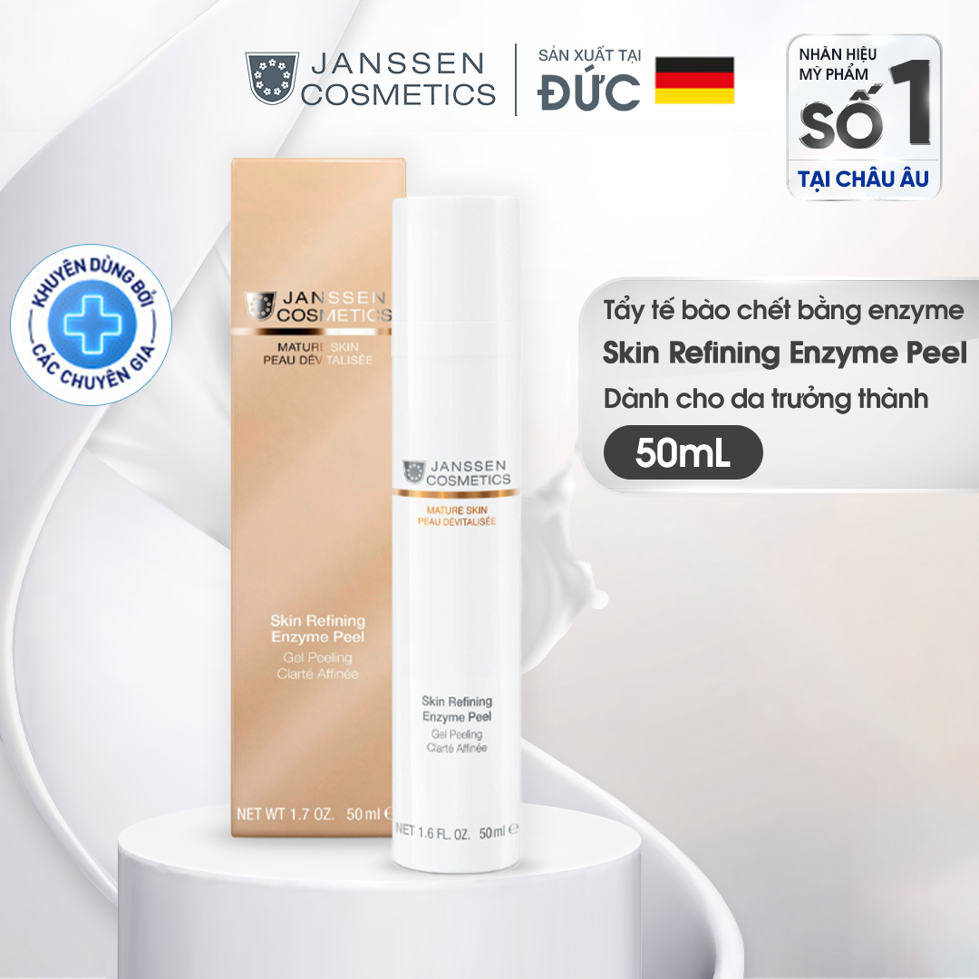 Tẩy tế bào chết bằng enzyme chống lão hoá Janssen Cosmetics Skin Refining Enzyme Peel 50ml