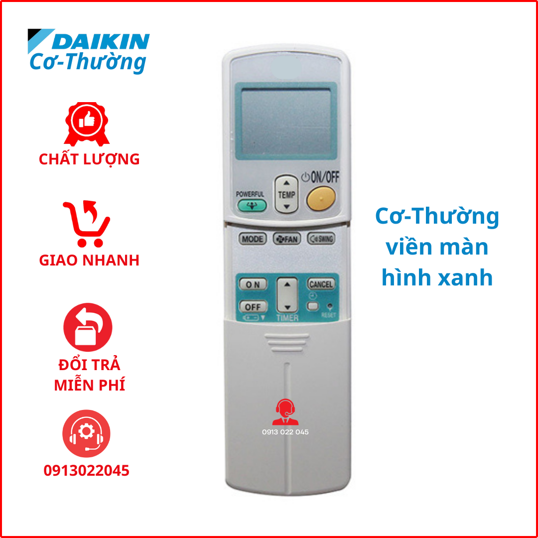 Điều khiển điều hoà DAIKIN - Remote máy lạnh DAIKIN