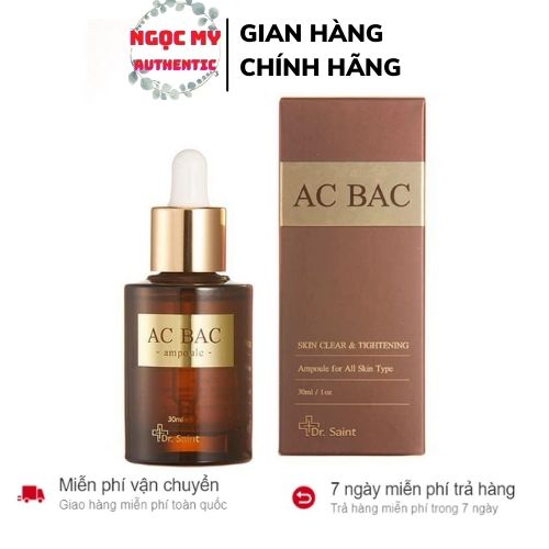 Tinh Chất Giảm Mụn Ac Bac Serum Thần Dược Xử Lý Mụn 30Ml Nội Địa