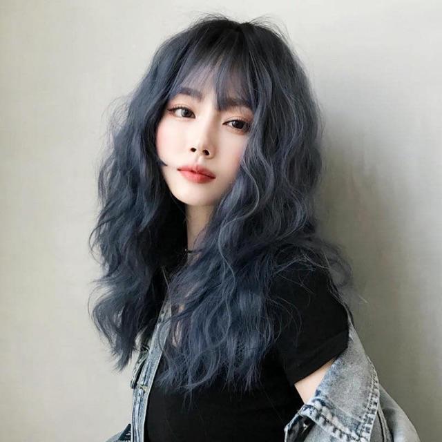 Tóc giả cả đầu ❤️FREESHIP 😍 tóc giả nguyên đầu xù lửng- mã 8184