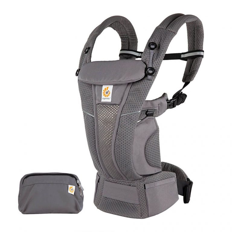 [Mới về]🍒Địu cho bé Ergobaby Omni Breeze địu trợ lực 4 tư thế với vải SoftFlex siêu mát cho bé từ 5-20kg bảo hành 12m