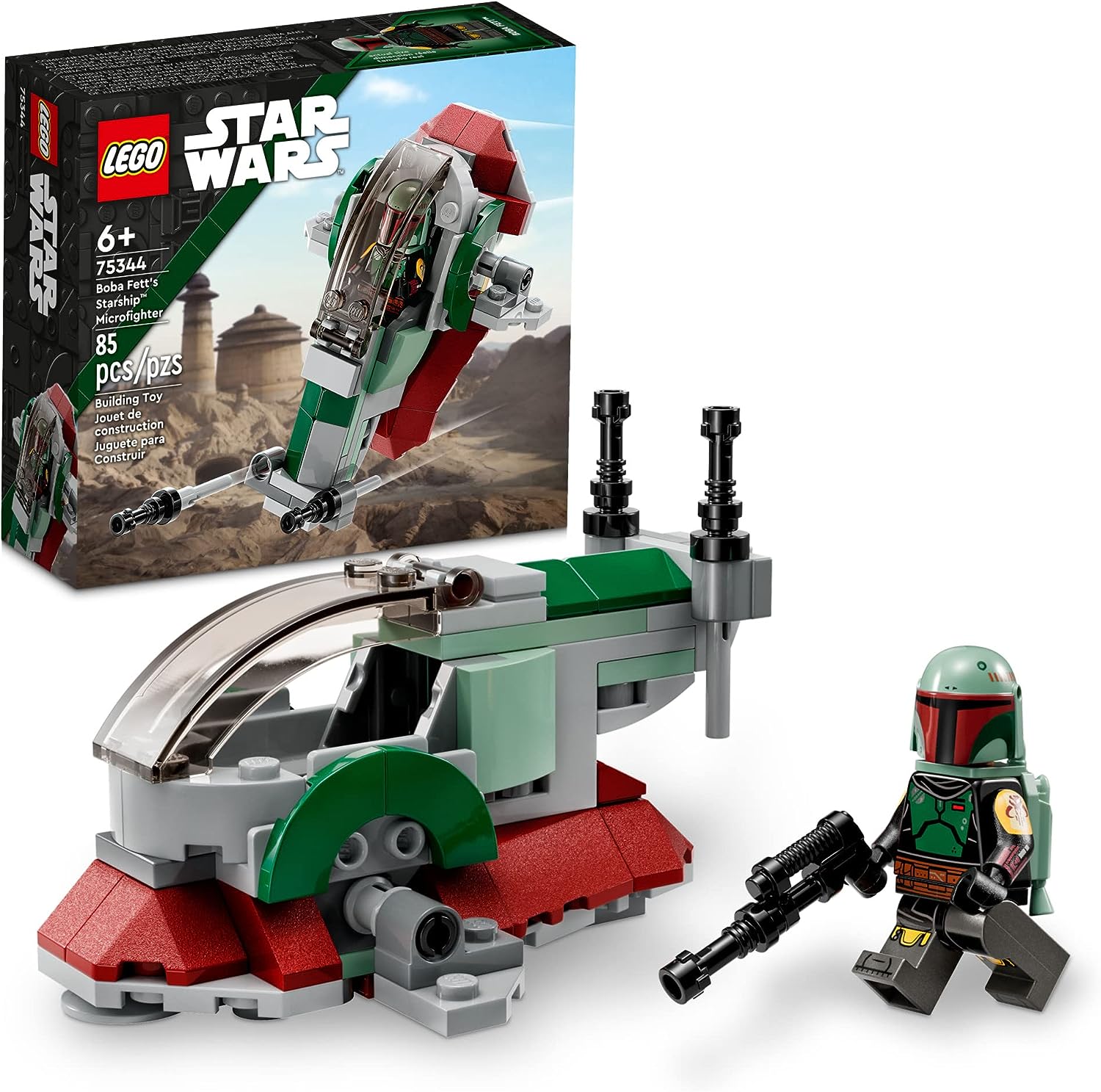 Đồ chơi LEGO Star Wars Star Wars Microfighter 75344 của Boba Fett