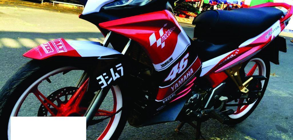 Tem trùm ex 135 Đỏ trắng Đen tem exciter 135 team trùm exciter 135 tem xe exciter 135 team trùm ex 1
