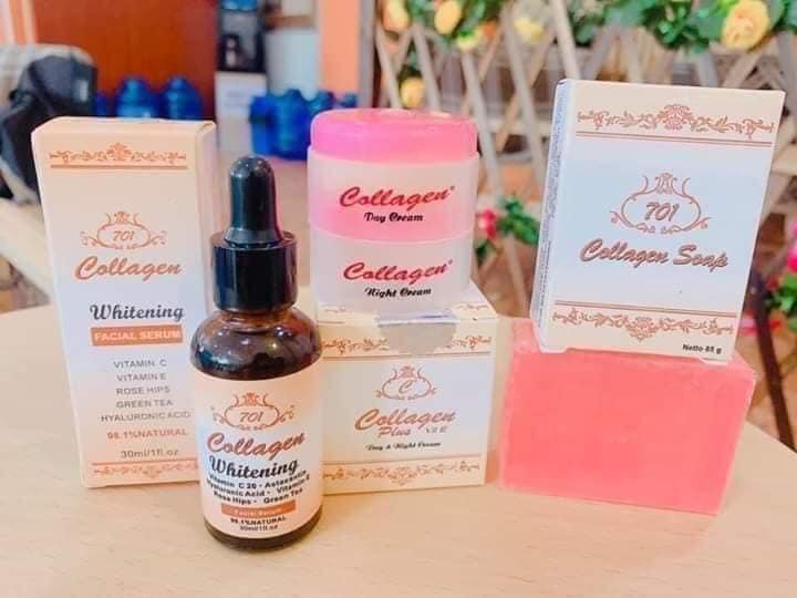 Set Kem Collagen Plus 701 Tặng Kèm Serum Collagen