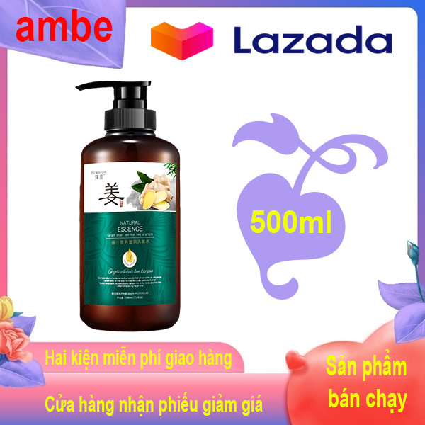 Dầu gội tinh dầu gừng thiên nhiên – cam kết 1 lần gội sạch gàu 9 loại thảo mộc quý. Phương pháp chắc chắn để tăng mọc tóc và loại bỏ gàu