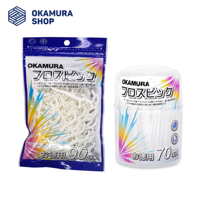 [HCM]Combo 1 gói tăm chỉ kẽ răng 90P và hộp 70P