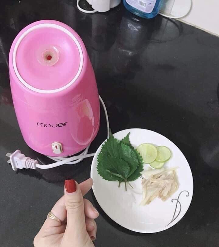 Máy Xông Hơi Da Mặt Hoa Quả Tươi Bổ Sung độ ẩm điều tiết nước & cân bằng da  làm giảm sự hình thành của mụn đầu đen. Thúc Đẩy tuần hoàn máu làm cho hồng hào và làn da khỏe mạnh. Giảm lão hóa da thúc đẩy collagen tái sinh
