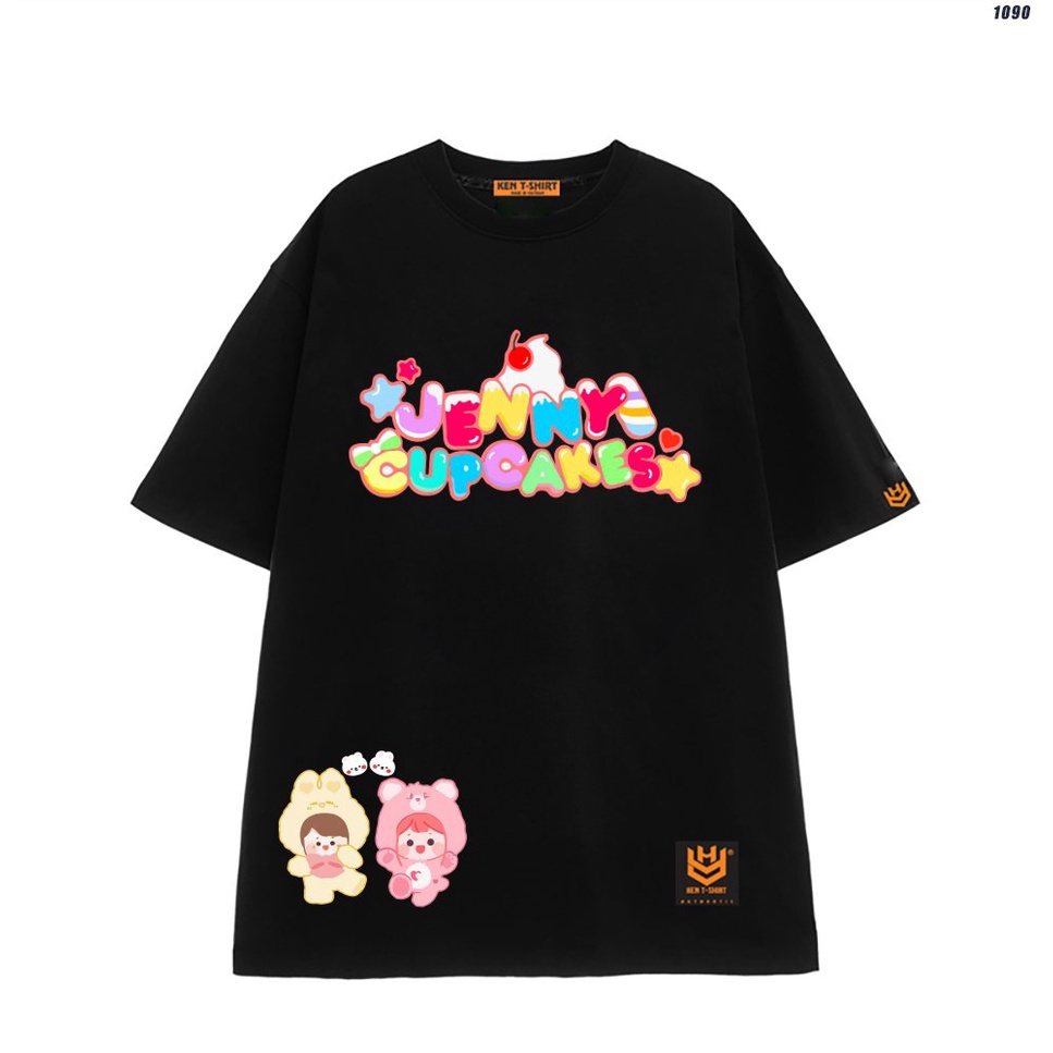 Áo thun nữ cute form rộng tay lỡ JennyCupcake 1090 HYKOREA