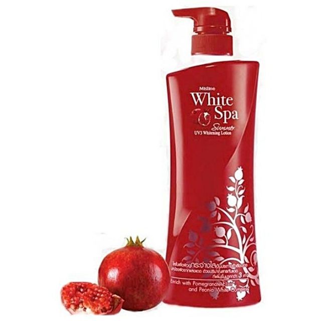 Dưỡng Thể Trắng Da Hương Lựu Đỏ White Spa Mistine Summer Lotion Thái Lan 400Ml