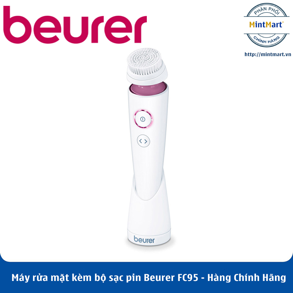 Máy Rửa Mặt Kèm Bộ Sạc Pin Beurer Fc95 - Hàng Chính Hãng