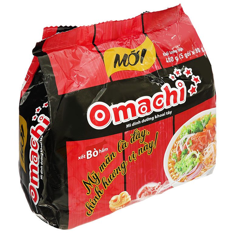 Mì khoai tây Omachi xốt bò hầm 80g