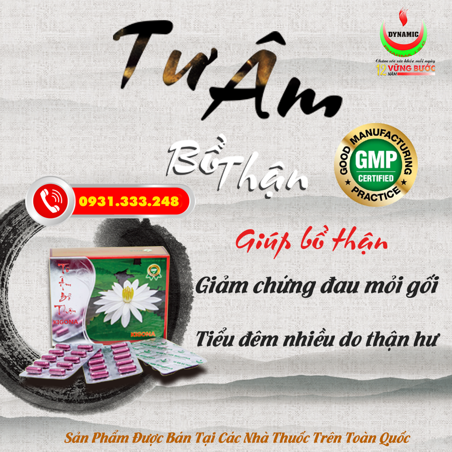 [Hcm]Tư Âm Bổ Thận Kga - Giúp Bổ Thận Giảm Đau Lưng Mỏi Gối Tiểu Đêm Nhiều Lần Do Thận Hư