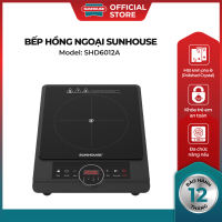 Bếp Hồng Ngoại Đơn SUNHOUSE SHD6011/SHD6012A - Công suất 2000W - Phù hợp với mọi loại nồi - Kinh cường lực chịu nhiệt - Bảo hành 12 tháng - Hàng Chính Hãng