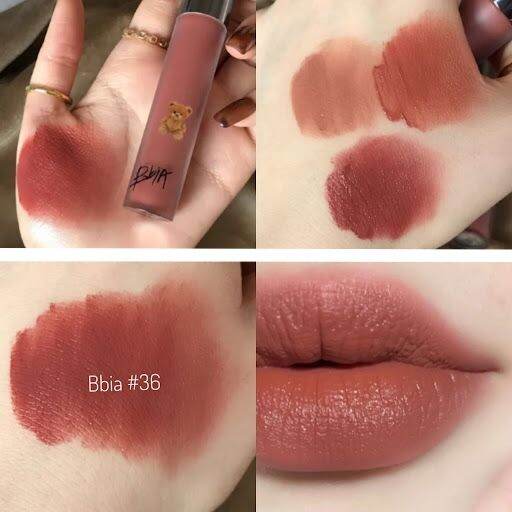 [Mẫu mới - Full màu] Son Kem Lì Bbia Last Velvet Lip Tint