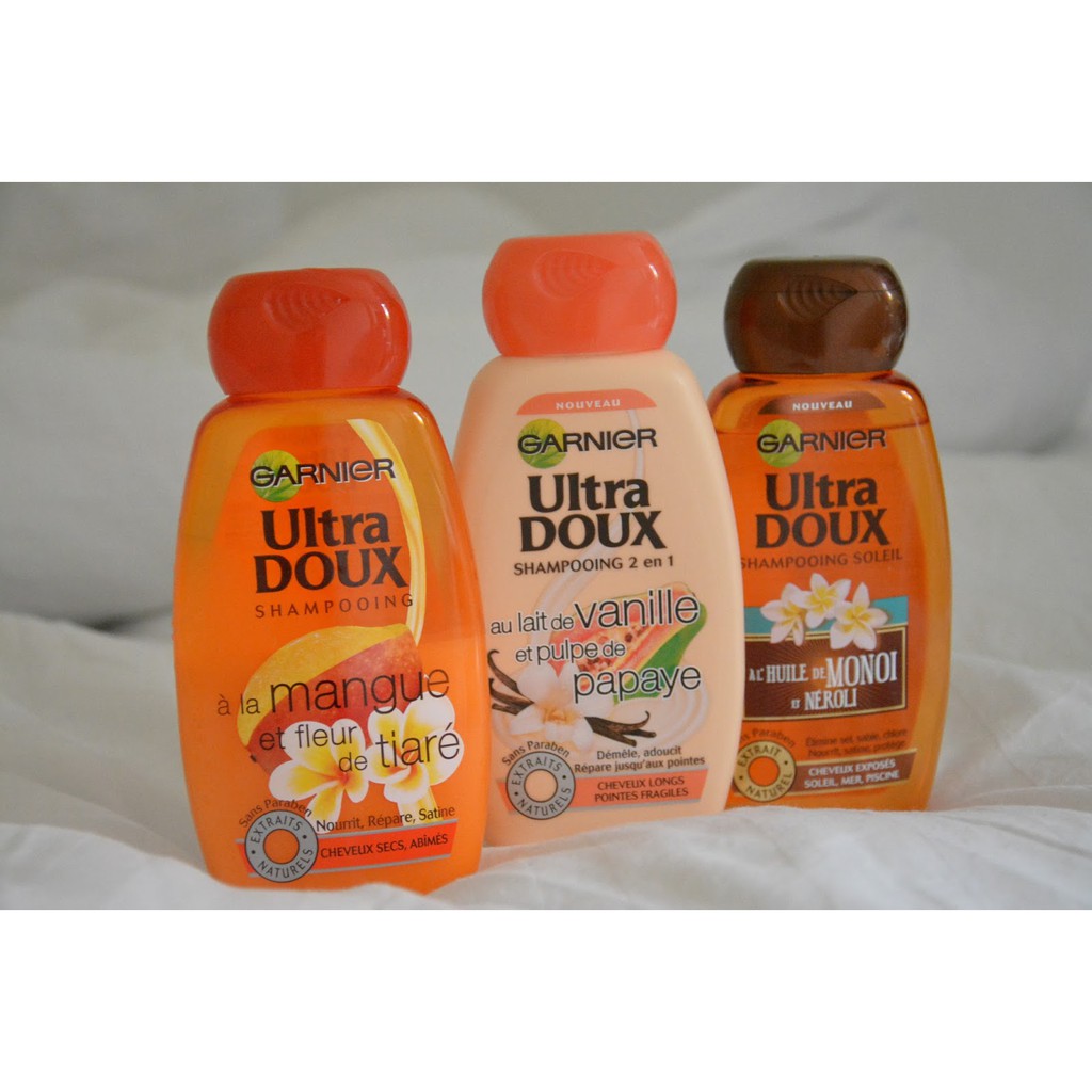 Dầu gội Garnier Ultra Doux đủ mùi phục hồi tóc cam kết hàng đúng mô tả sản phẩm có thành phần lành tính đảm bảo an toàn cho người sử dụng