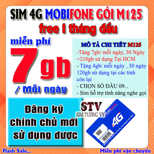 Sim 4G 5G Mobifone Trọn Gói 1 Năm 12MDT50 (5GB/NGÀY X 12 THÁNG) 12MDT150 (500GB/THÁNG X 12 THÁNG ) MDT350 FREESHIP-Chưa kích hoạt