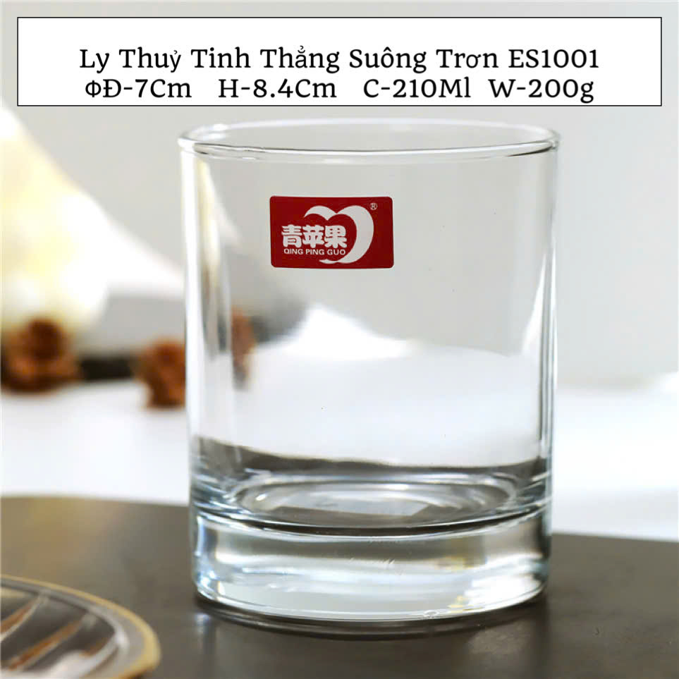 [HCM]Hộp 6 Ly Thuỷ Tinh Dáng Bầu Thấp 190 Ml Deli ES5301 M2959