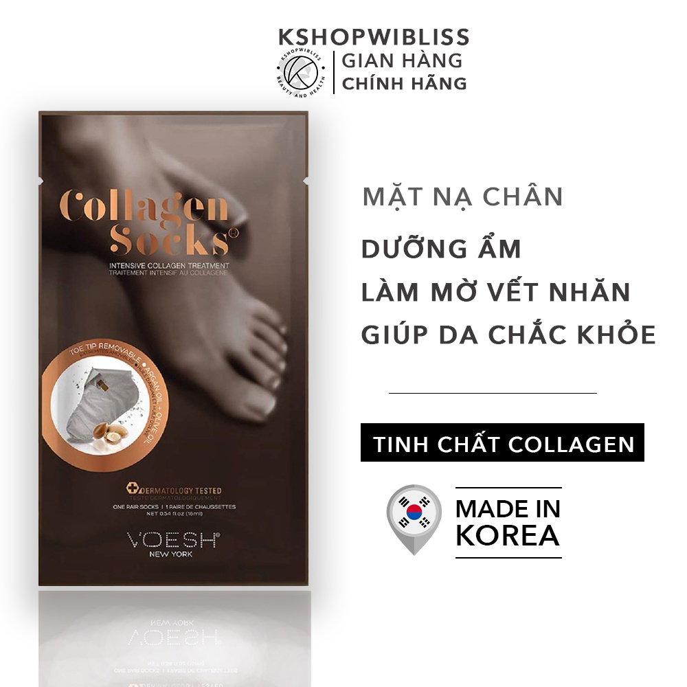 Mặt Nạ Chân Tinh Chất Collagen Voesh Collagen Socks