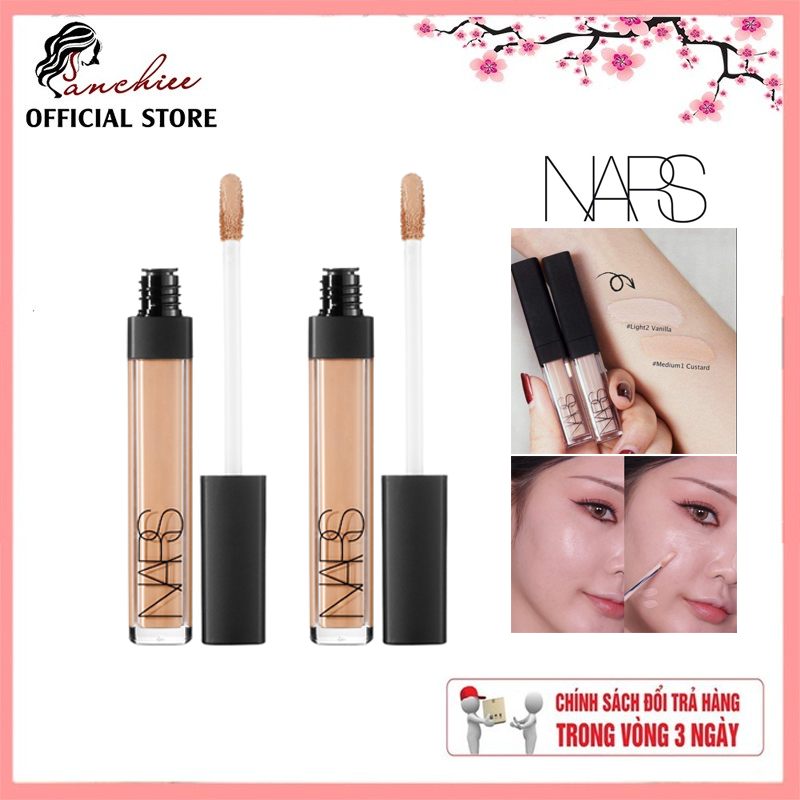 Kem che khuyết điểm Nars Radiant Creamy Concealer. Tạo khối tạo sáng hoàn thiện làn da với độ che phủ tốt