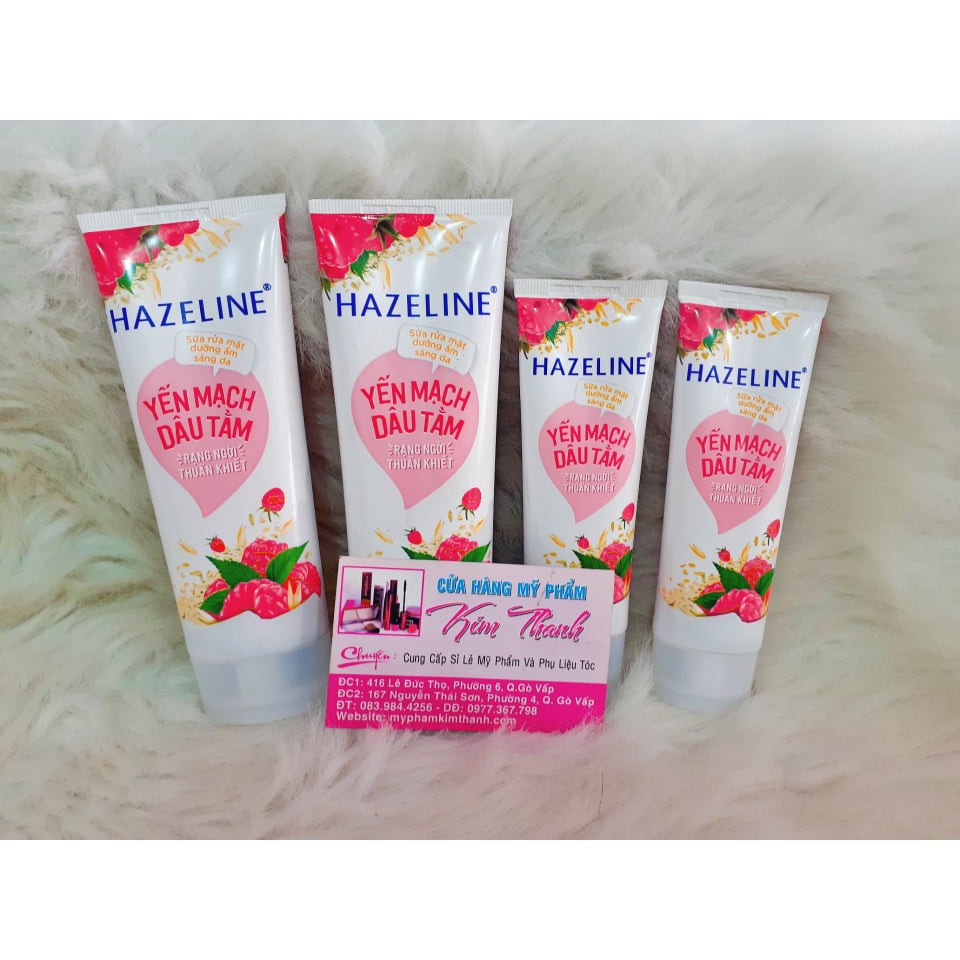 Sữa Rửa Mặt Hazeline Dưỡng Ẩm Sáng Da Yến Mạch Và Dâu Tằm 100G/50G Sản Phẩm Chất Lượng Đảm Bảo An Toàn Sức Khỏe Người Dùng Cam Kết Cung Cấp Mặt Hàng Đang Được Săn Đón Trên Thị Trường