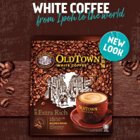 (HSD 12/2026)  Cà phê trắng Extra Rich OldTown White Coffee Malaysia - Vị đậm đà (15 gói x 31.6g)