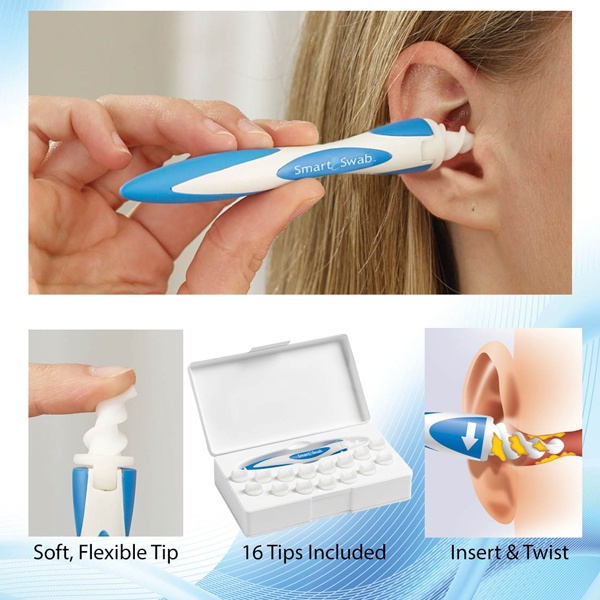 [HCM]DỤNG CỤ LẤY RÁY TAI 16 ĐẦU SMART SWAB THÔNG MINH K LÀM TỔN THƯƠNG TAI