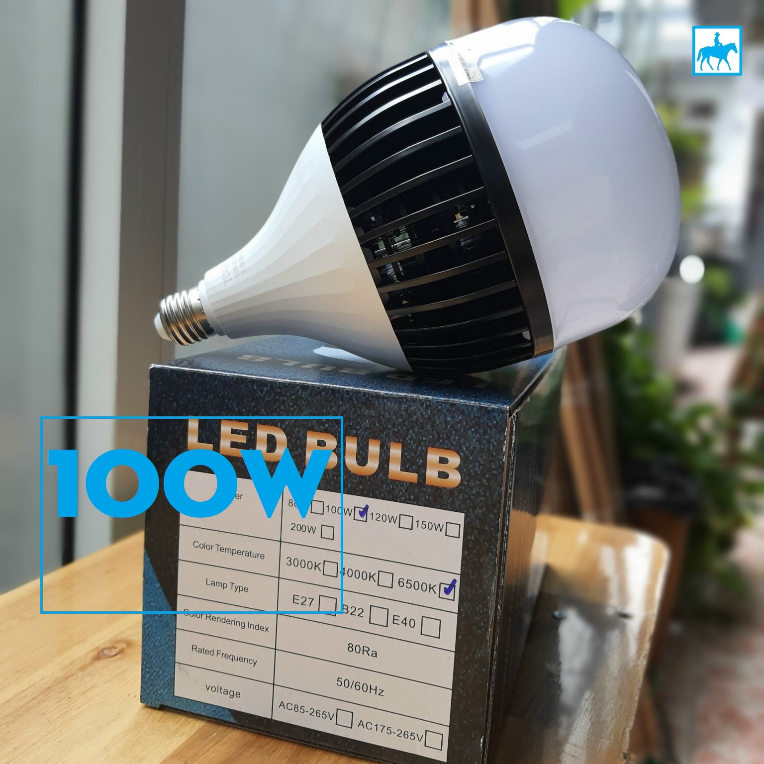 Bóng Đèn LED Bulb Trụ 65W E27 công suất lớn Ánh sáng trắng