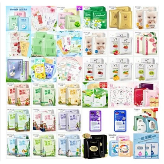 MẶT NẠ COMBO 20 MASK DƯỠNG DA NỘI ĐỊA TRUNG - bán chạy nhất 2021