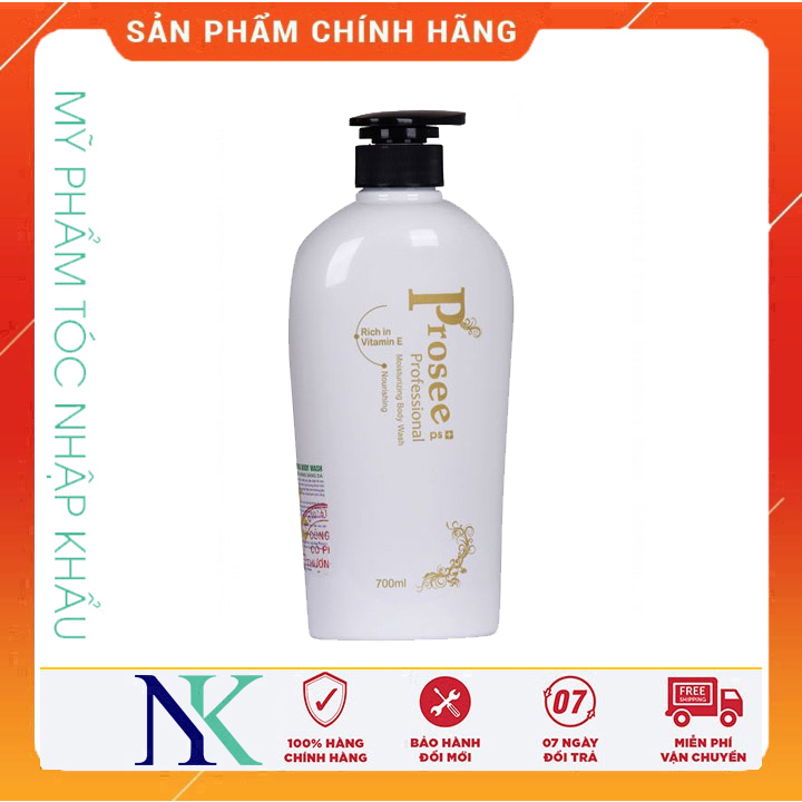 [Hcm]Sữa Tắm Dưỡng Thể Prosee Moisturizingbody Wash 700Ml