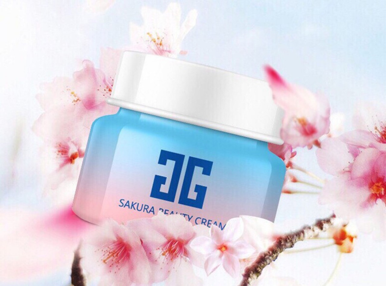 Kem Trắng Da Hoa Anh Đào Phân Tử Nước Sakura Beauty Cream [ Noon Fashion]