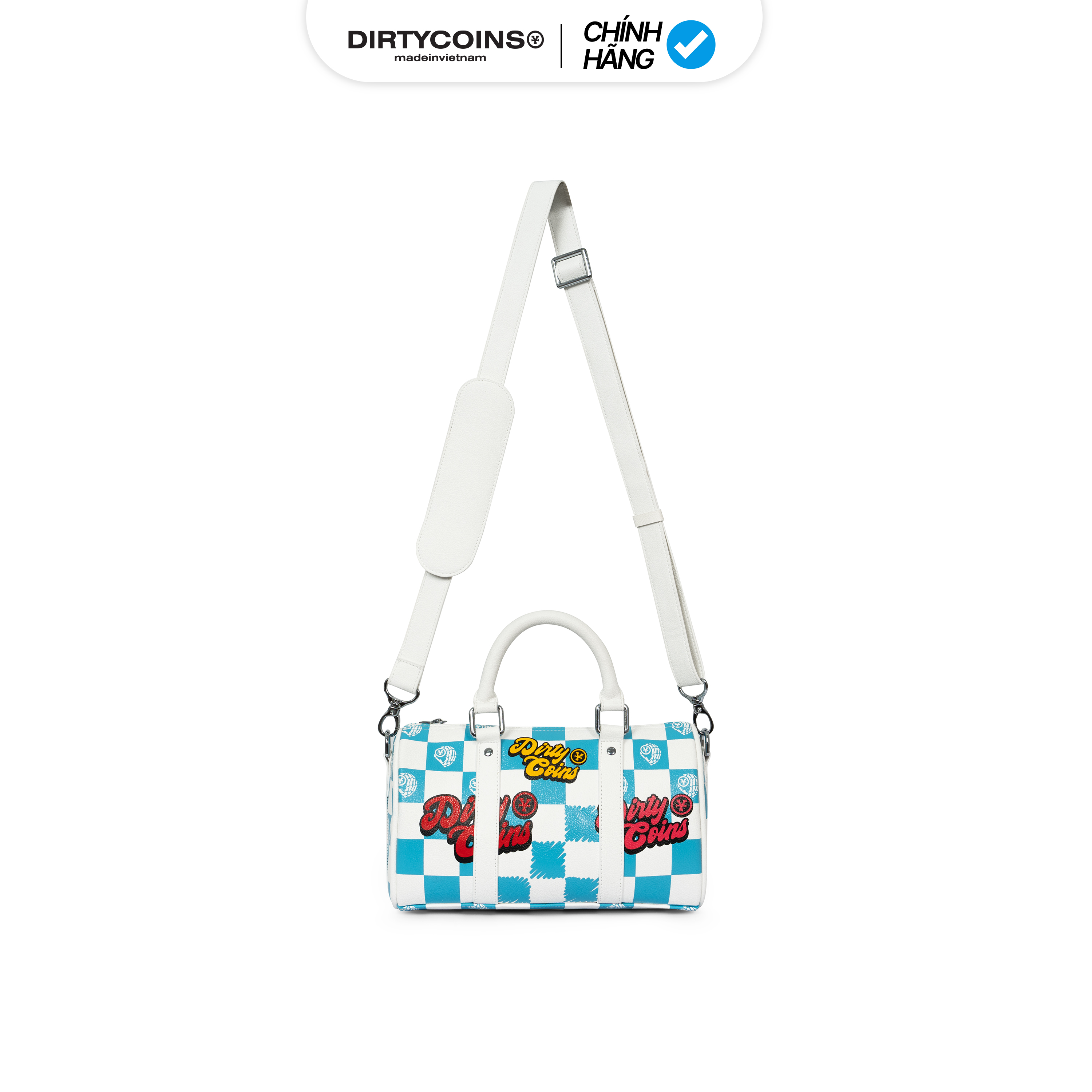 Túi DirtyCoins Checkerboard Print Mini Bowler Bag