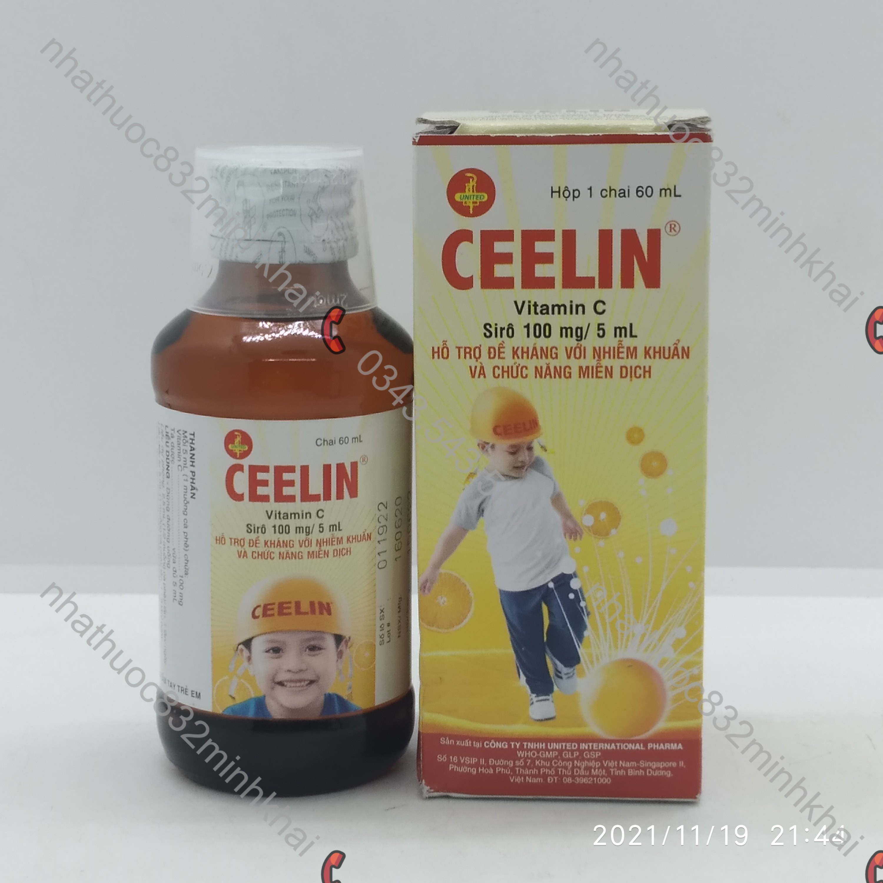 Siro CEELIN - Giúp phòng ngừa thiếu vitamin C ở trẻ sơ sinh & trẻ em