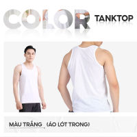 Áo thun ba lỗ nam ARISTINO áo tanktop nam sát nách trắng trơn kiểu lót trong sơ mi 100% cotton thoáng mát thấm hút co giãn tốt - AC21