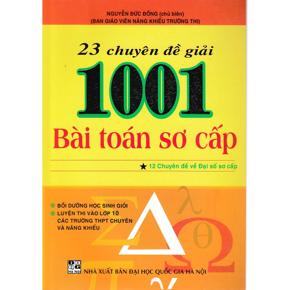 SÁCH - 23 chuyên đề giải 1001 bài toán sơ cấp - tập 1