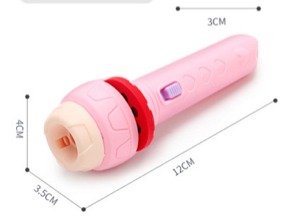 Đèn Pin Chiếu Hình Cho Bé 3D Đèn Vẽ Thông Minh Có Nhiều Hình Động Vật Đáng Yêu