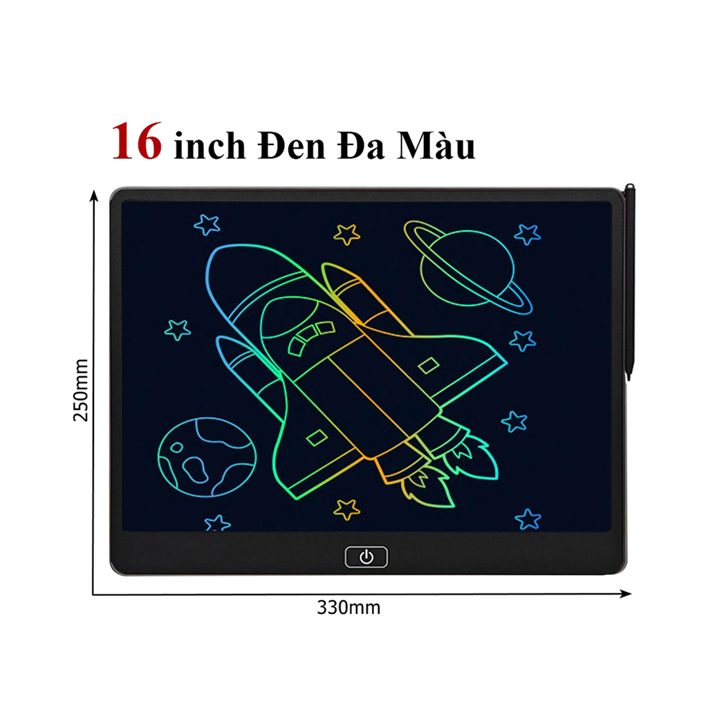 Bảng Tự Xoá Cho Bé 12 Inch Đa Sắc Bảng Vẽ Tự Xóa 10 inch 12 inch 16 inch Đa Sắc Bảng Viết Chữ Tự Xóa Thông Minh Màn Hình LCD Bảng Điện Tử Tự Xóa Thông Minh Cho Bé