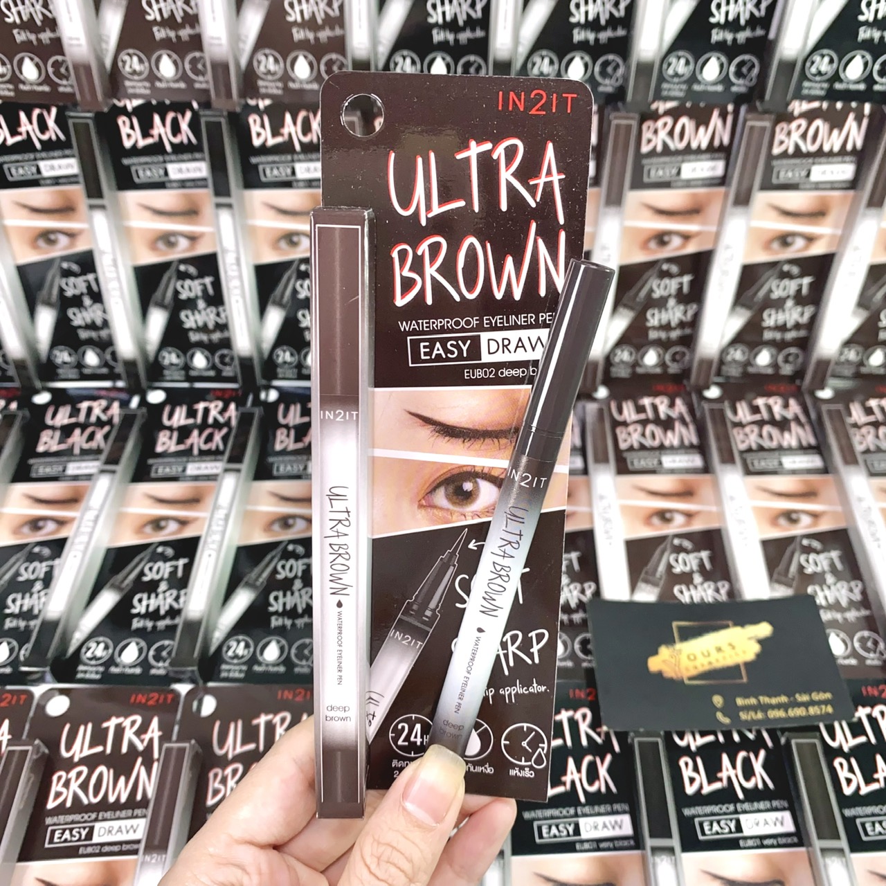 [Hàng Cận Date - T4/2026] Bút kẻ mắt In2It không lem không trôi chống nước - Kẻ dạ In2It chông thấm 